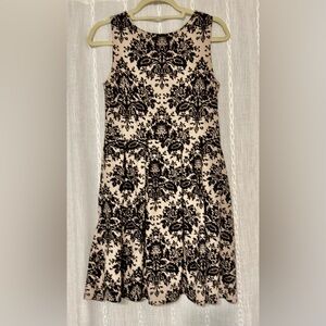 Charming Charlie black & tan dress. Sz. M